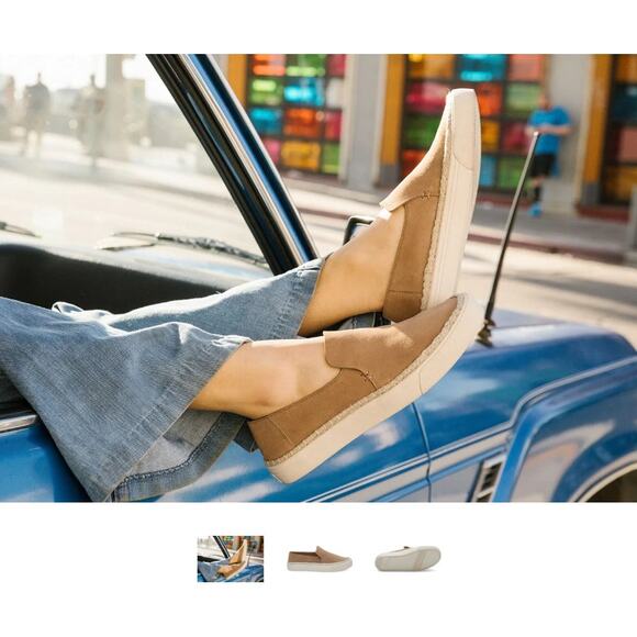 TOMS Sunset Toffee Suede Women's‎ Tan Slip-On Espadrille Sneakers Size 8 - Picture 11 of 11